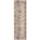Nourison Home Vintage Kashan VKA08 2'4" x 8' Ivory Red Vintage Indoor Rug (Dropshippable)