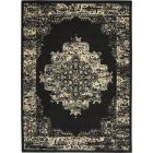 Nourison Home Grafix GRF14 3'9" x 5'9" Black Vintage Indoor Rug (Dropshippable)