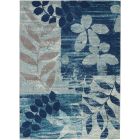 Nourison Home Tranquil TRA01 6' x 9' Navy/Light Blue Farmhouse Indoor Rug (Dropshippable)