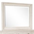 Magnussen Newport Landscape Mirror in Alabaster