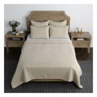 Classic Home Lana Natural 4Pc King Quilt Set
