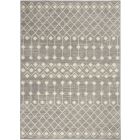 Nourison Home Grafix GRF37 3'9" x 5'9" Grey Bohemian Indoor Rug (Dropshippable)