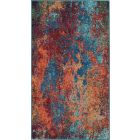 Nourison Home Celestial CES08 3' x 5' Atlantic Modern Indoor Rug (Dropshippable)