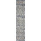 Nourison Home Quarry QUA11 2'2" x 10' Ivory Blue Vintage Indoor Rug (Dropshippable)