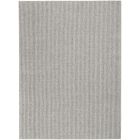 Nourison Home Natural Texture NTX01 7'10" x 9'10" Ivory Grey Farmhouse Indoor Rug (Dropshippable)