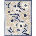 Nourison Home Aloha ALH33 9' x 12' Blue Grey Rectangle Contemporary Rug