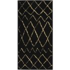 Nourison Home Grafix GRF04 2' x 4' Black Bohemian Indoor Rug (Dropshippable)