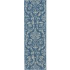 Nourison Home Jubilant JUB09 2'3" x 7'3" Blue Vintage Indoor Rug (Dropshippable)