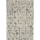 Nourison Home Silk Shadows SHA19 3'9" x 5'9" Ivory/Grey Modern Indoor Rug (Dropshippable)