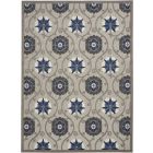 Nourison Home Aloha ALH19 9'6" x 13' Grey/Blue Rectangle Contemporary Rug