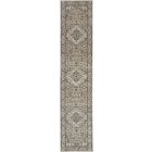Nourison Home Quarry QUA05 2'2" x 12' Beige/Grey Farmhouse Indoor Rug (Dropshippable)