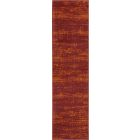 Nourison Home Essentials NRE03 2' x 6' Red Modern Rug (Dropshippable)