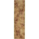 Nourison Home Somerset ST74 2'3" x 8' Latte Rustic Indoor Rug