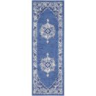 Nourison Home Whimsicle WHS03 2' x 8' Navy Farmhouse Indoor Rug (Dropshippable)