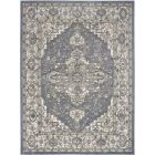 Nourison Home Quarry QUA05 3'9" x 5'9" Blue Vintage Indoor Rug (Dropshippable)