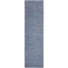 Nourison Home Essentials NRE01 2' x 6' Blue/Grey Outdoor Rug (Dropshippable)