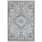 Nourison Home Elation ETN10 2' x 3' Ivory Blue Bohemian Indoor Rug (Dropshippable)
