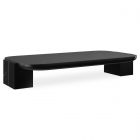 Caracole Classic Overlap Rectangular Cocktail Table, Dark
