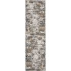 Nourison Home Tangra TNR03 2'2" x 7'6" Grey/Multi Modern Indoor Rug (Dropshippable)