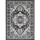 Nourison Home Passion PSN33 5'3" x 7'3" Black Ivory Bohemian Indoor Rug (Dropshippable)