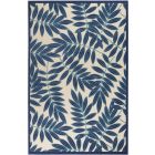 Nourison Home Aloha ALH18 7' x 10' Navy Rectangle Tropical Rug
