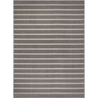 Nourison Home Positano POS03 9' x 12' Charcoal Ivory Modern Rug (Dropshippable)