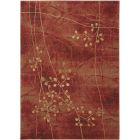 Nourison Home Somerset ST74 5'3" x 7'5" Flame Rustic Indoor Rug