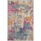 Nourison Home Passion PSN36 1'10" x 2'10" Ivory Multicolor Modern Indoor Rug (Dropshippable)