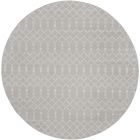 Nourison Home Whimsicle WHS02 8' x Round Grey Bohemian Indoor Rug (Dropshippable)