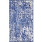 Nourison Home Whimsicle WHS08 3' x 5' Blue Ivory Modern Indoor Rug (Dropshippable)
