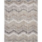 Nourison Home Elation ETN04 7'10" x 9'10" Grey Ivory Modern Indoor Rug (Dropshippable)