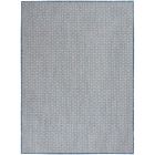 Nourison Home Courtyard COU01 5' x 7' Ivory Blue Modern Rug (Dropshippable)