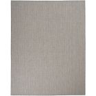 Nourison Home Courtyard COU01 10' x 14' Ivory/Charcoal Modern Rug (Dropshippable)