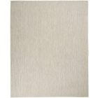 Nourison Home Courtyard COU01 10' x 14' Ivory/Silver Modern Rug (Dropshippable)