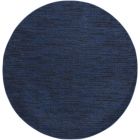 Nourison Home Essentials NRE01 8' x Round Midnight Blue Outdoor Rug (Dropshippable)