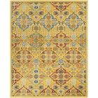 Nourison Home Allur ALR03 9' x 12' Yellow Multicolor Rectangle Bohemian Indoor Rug