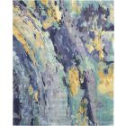 Nourison Home Prismatic PRS09 7'9" x 9'9" Silver/Blue Modern Indoor Rug