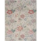 Nourison Home Washables NWB06 5'2" x 7' Cream Multicolor Farmhouse Indoor Rug (Dropshippable)