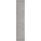 Nourison Home Essentials NRE01 2'2" x 16' Silver Grey Outdoor Rug (Dropshippable)