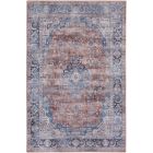 Nourison Home Grand Washables GRW01 4' x 6' Blue Multicolor Vintage Indoor Rug (Dropshippable)