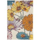 Nourison Home Allur ALR06 2' x 3' Ivory Multicolor Rectangle Contemporary Indoor Rug (Dropshippable)