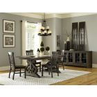 Magnussen Bellamy Rectangular Dining Set in Peppercorn