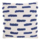 Nourison Home Lifestyle Tufted Lines 18" x 18" Blue Ink Indoor Throw Pillow