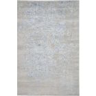 Nourison Home Silk Shadows SHA18 3'9" x 5'9" Grey/Blue Modern Indoor Rug (Dropshippable)