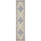 Nourison Home Grafix GRF14 2'2" x 10' Ivory/Pink Vintage Indoor Rug (Dropshippable)
