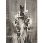 Nourison Home Twilight TWI30 12' x 15' Grey/Ivory/Black Modern Indoor Rug
