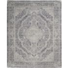 Nourison Home Starry Nights STN05 9'10" x 12'6" Charcoal/Cream Vintage Indoor Rug (Dropshippable)