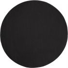 Nourison Home Essentials NRE01 10' x Round Black Outdoor Rug (Dropshippable)