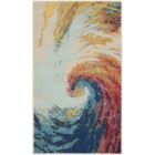 Nourison Home Celestial CES07 2'2" x 3'9" Wave Modern Indoor Rug (Dropshippable)