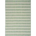 Nourison Home Positano POS03 4' x 6' Blue Green Ivory Modern Rug (Dropshippable)